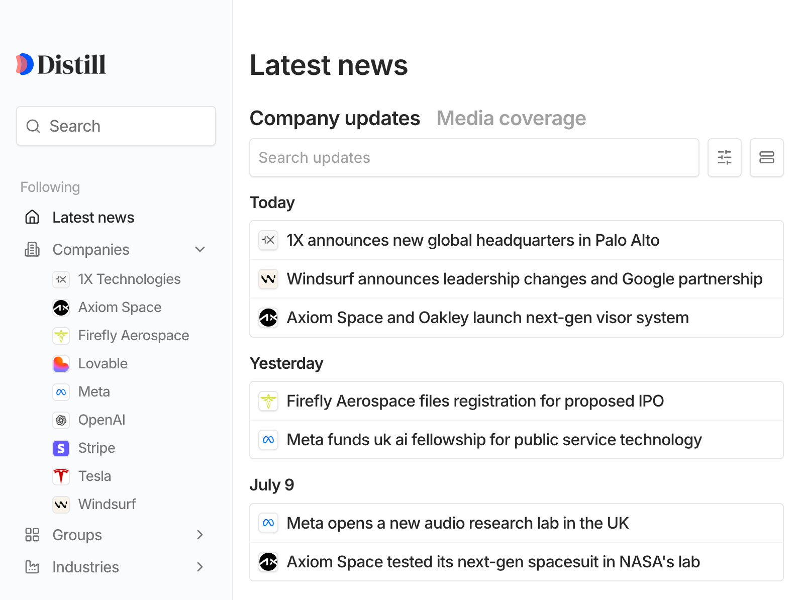 Product screenshot