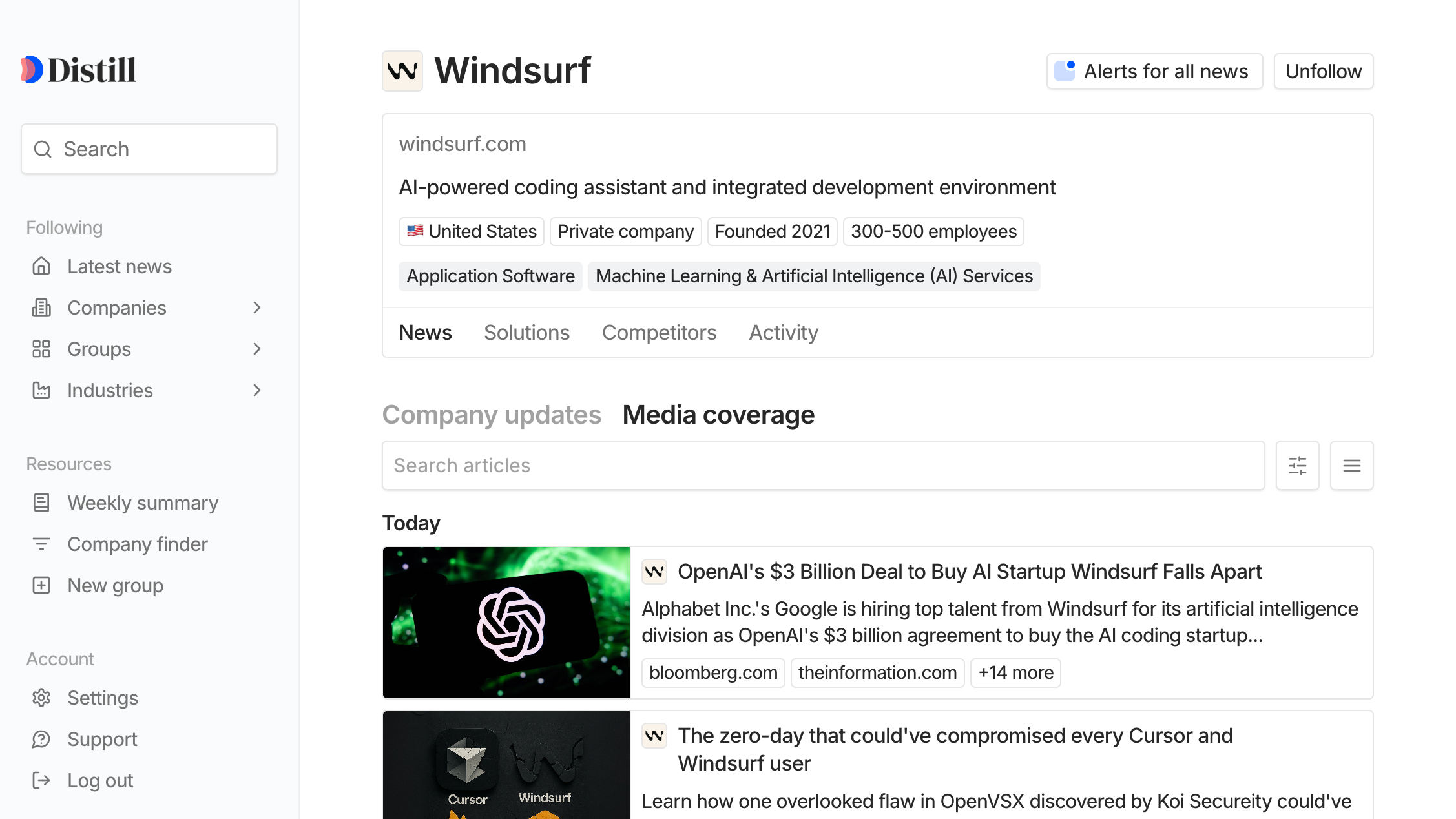 Product screenshot